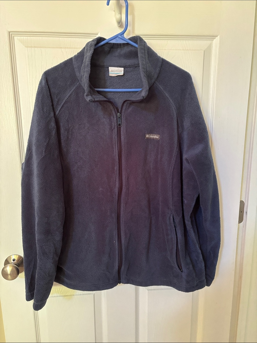 Columbia Navy Full-Zip Fleece Jacket